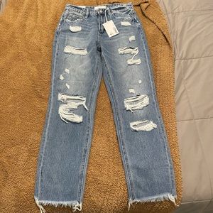 Vervet denim Emma mom jeans